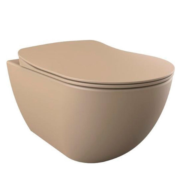 Cuvette Blanc Mat avec Abattant FREE BPS